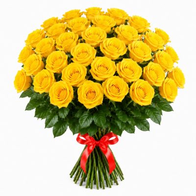 31 роз желтая Голландия, букет, доставка